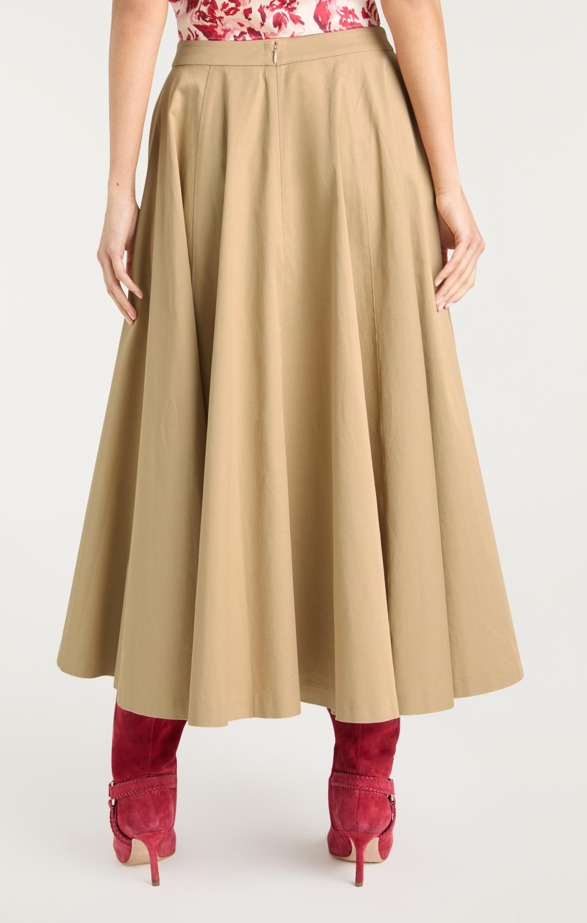 Floral Embellished Rizzo Skirt