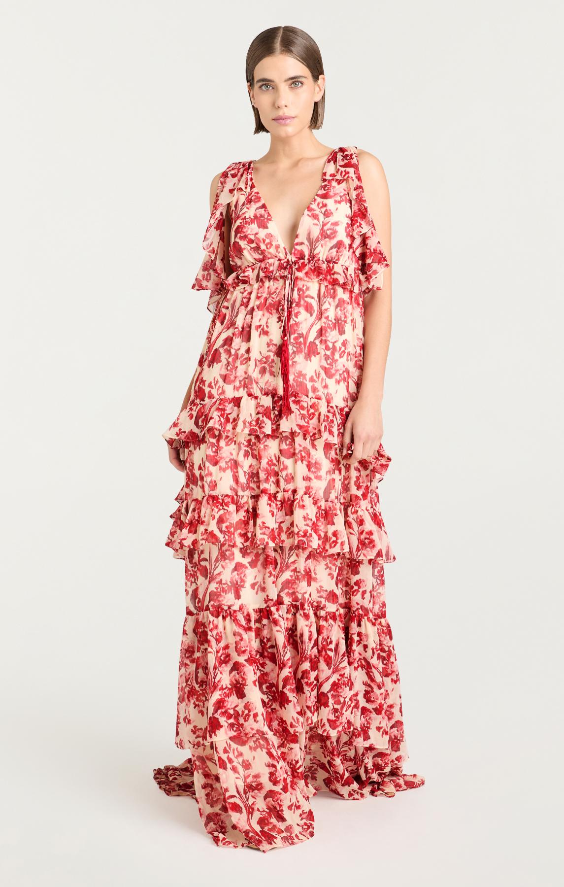 Floral Ribbons Omelia Gown