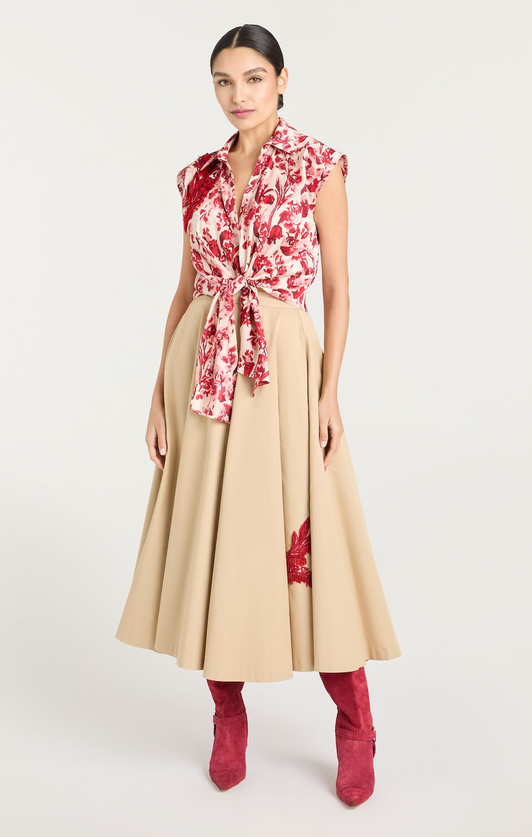 Floral Ribbons Sleeveless Mari – Cinq à Sept