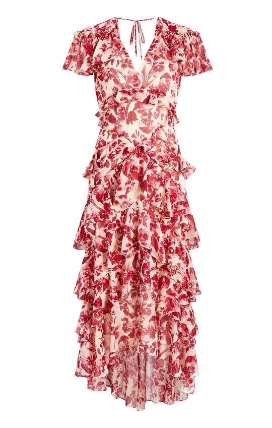 Floral Ribbons Tatum Dress