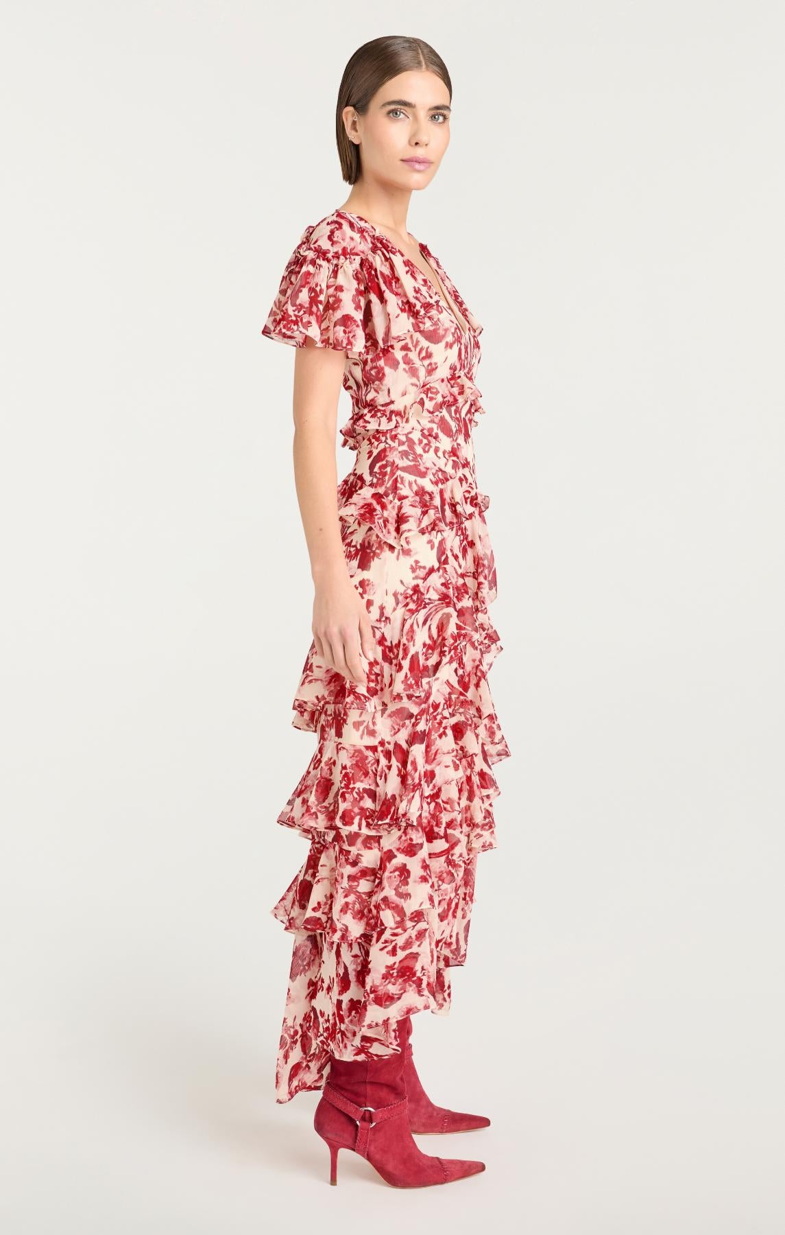 Floral Ribbons Tatum Dress