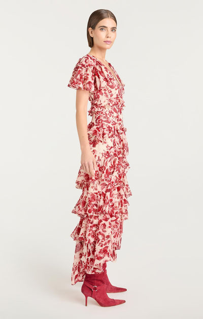 Floral Ribbons Tatum Dress