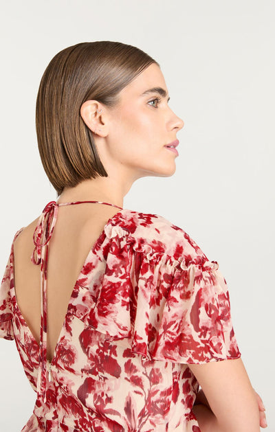 Floral Ribbons Tatum Dress