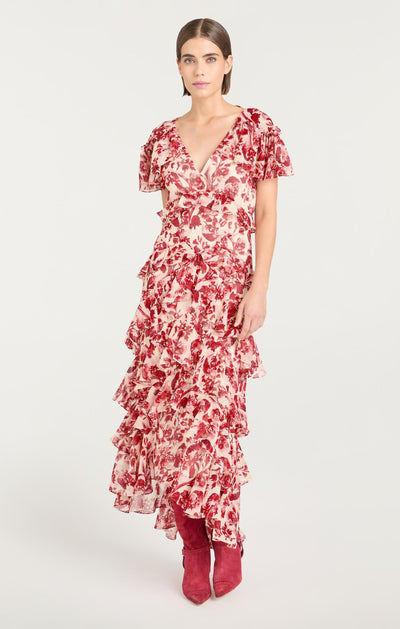 Floral Ribbons Tatum Dress