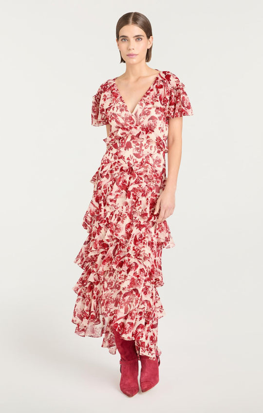 Floral Ribbons Tatum Dress