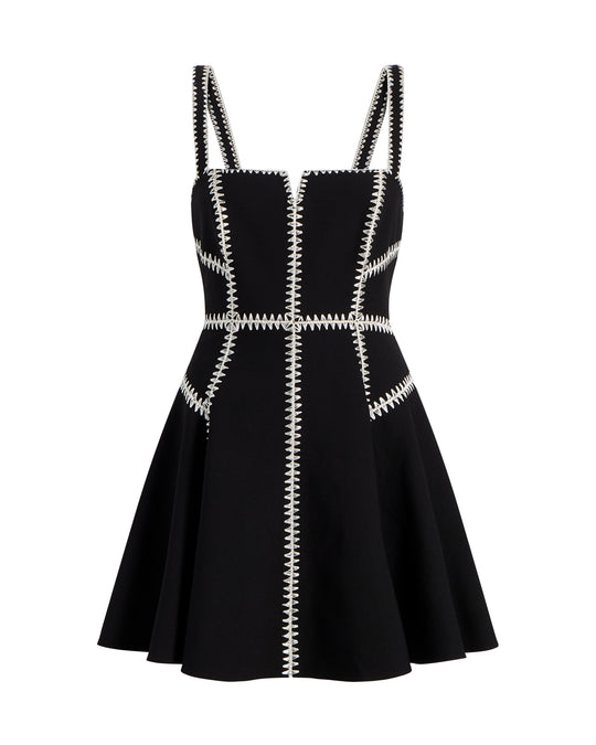 Ribbon Embellished Jelena Dress