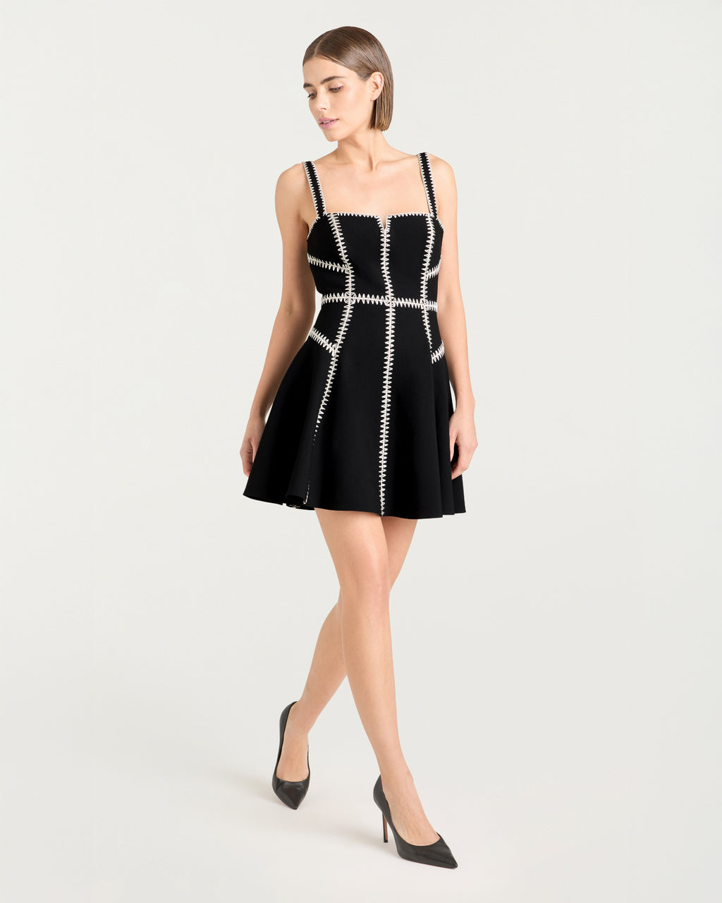Ribbon Embellished Jelena Dress