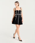 Ribbon Embellished Jelena Dress