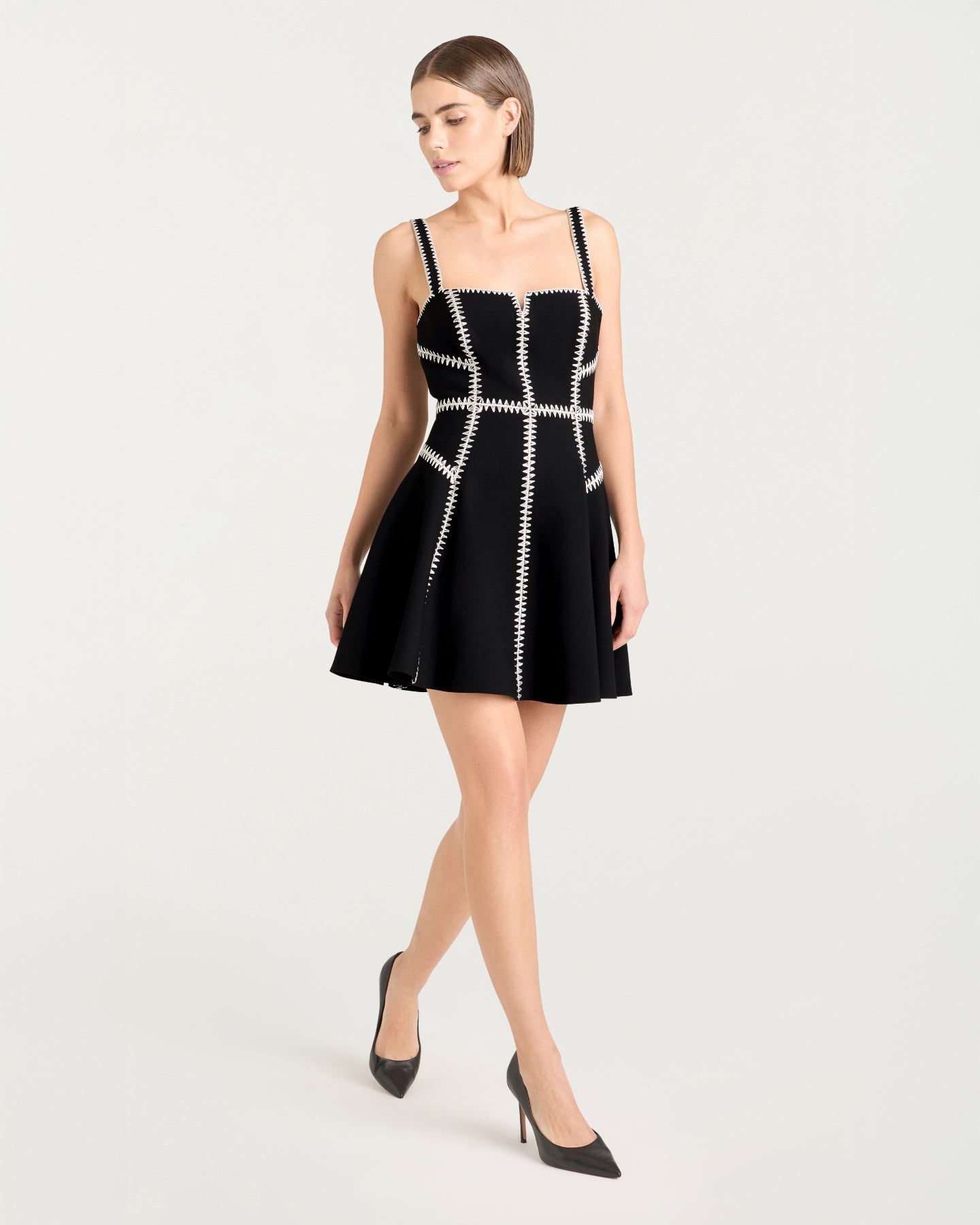 Ribbon Embellished Jelena Dress