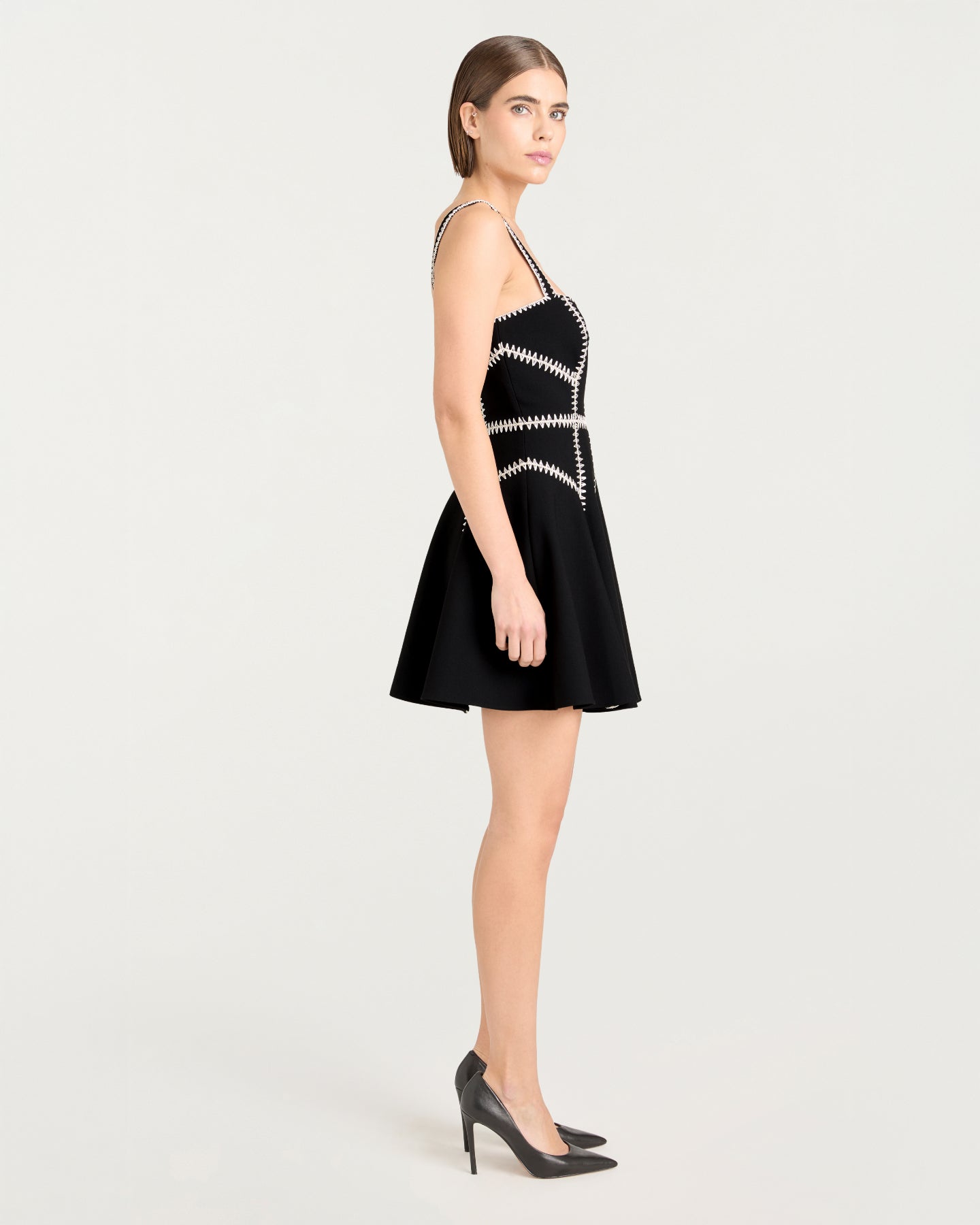 Ribbon Embellished Jelena Dress
