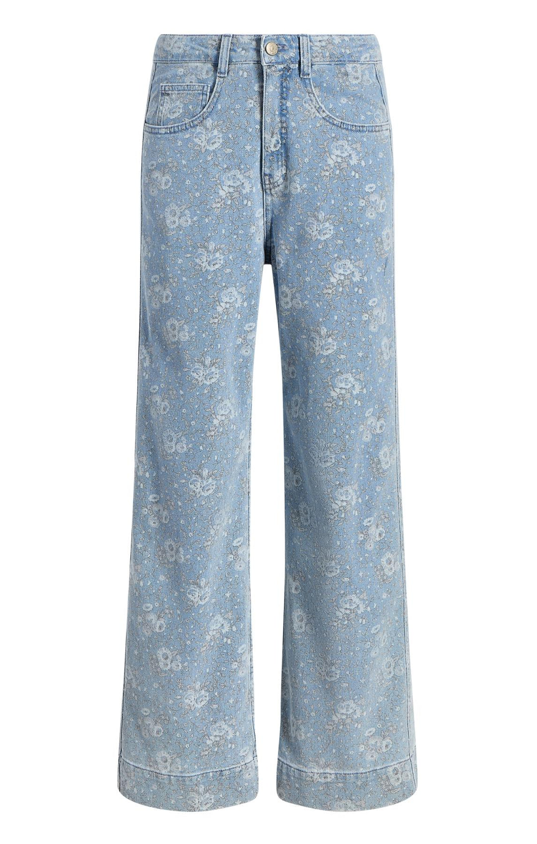 Petite Bouquet Denim Betsy Pant – Cinq à Sept