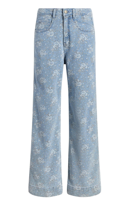 Petite Bouquet Denim Betsy Pant