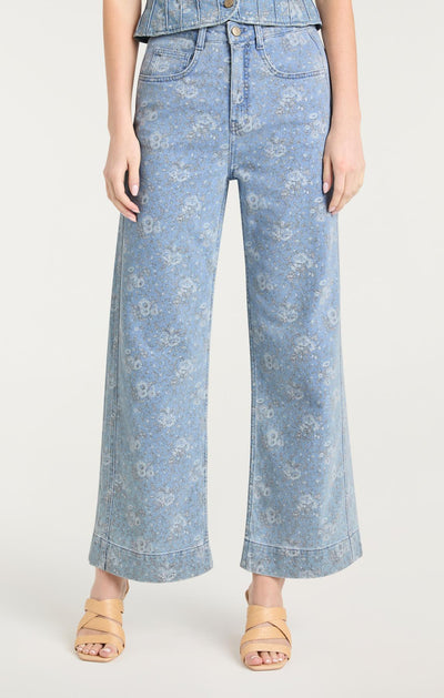 Petite Bouquet Denim Betsy Pant