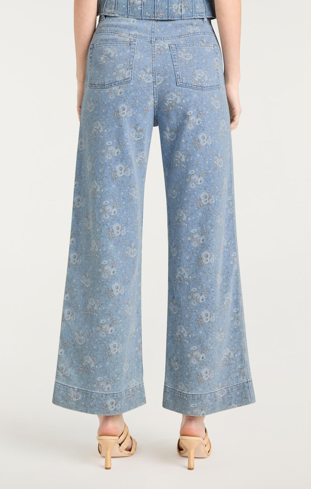 Petite Bouquet Denim Betsy Pant – Cinq à Sept