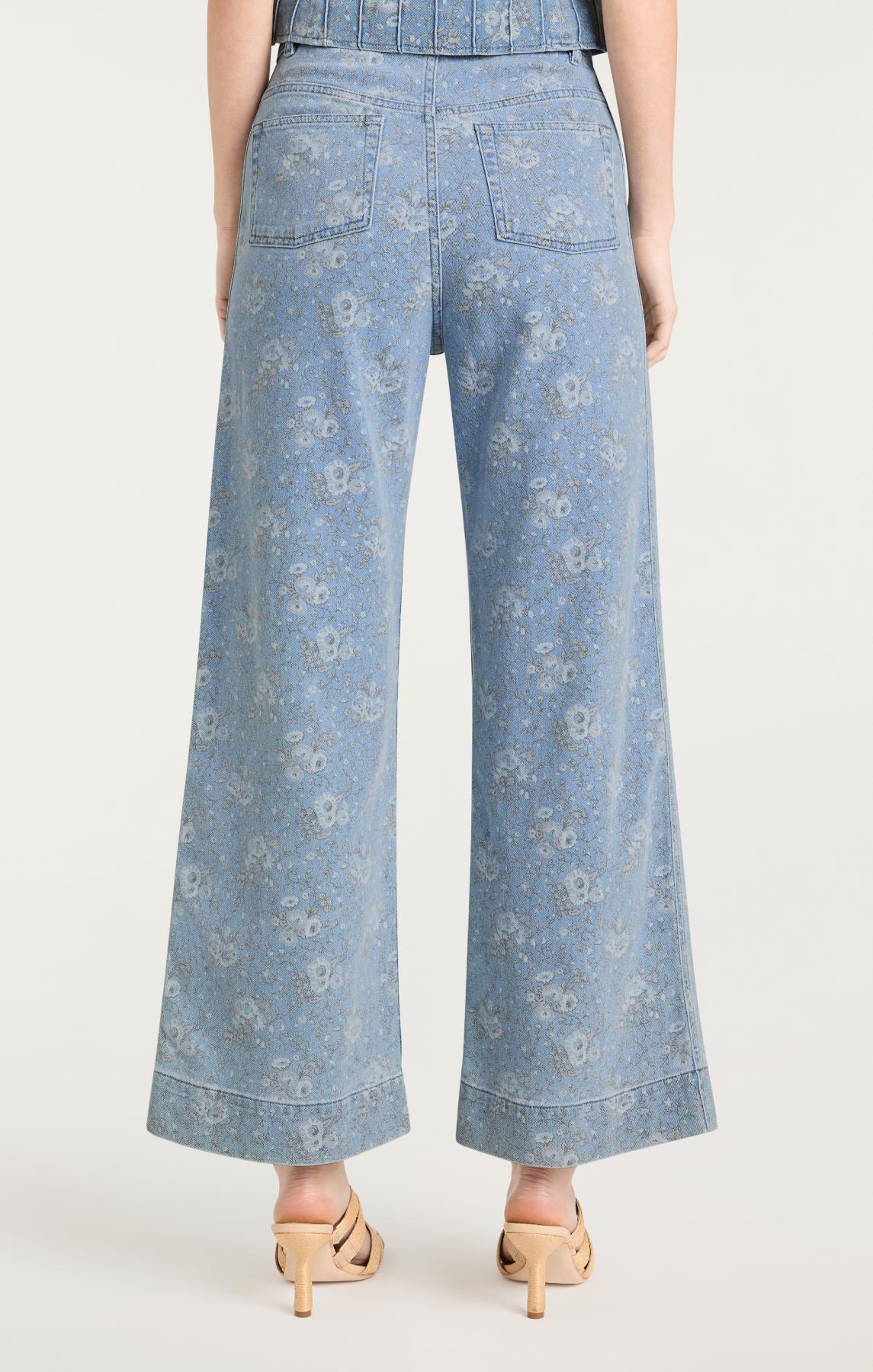 Petite Bouquet Denim Betsy Pant