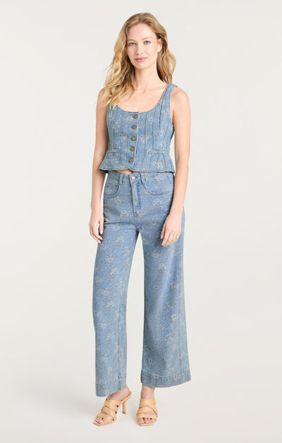 Petite Bouquet Denim Betsy Pant