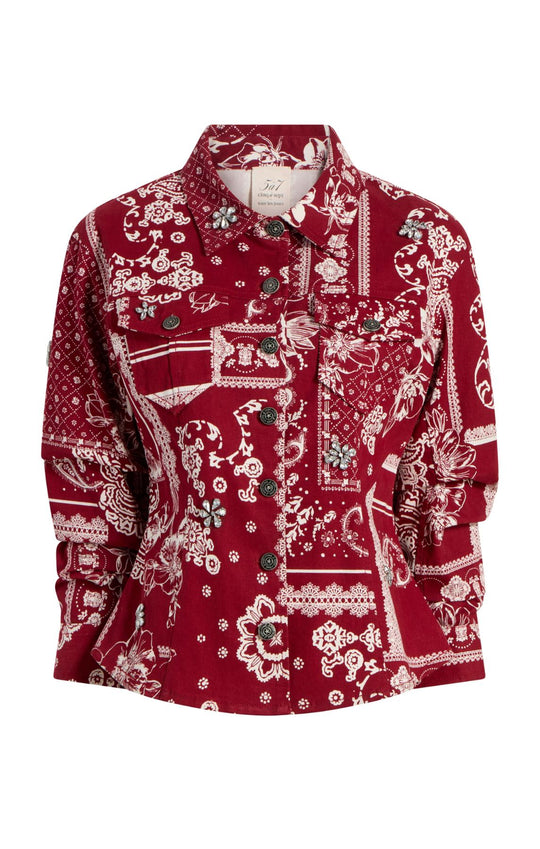 Bandana Military Twill Scrunched Canyon Jacket