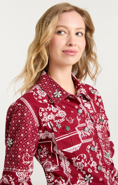 Bandana Military Twill Scrunched Canyon Jacket