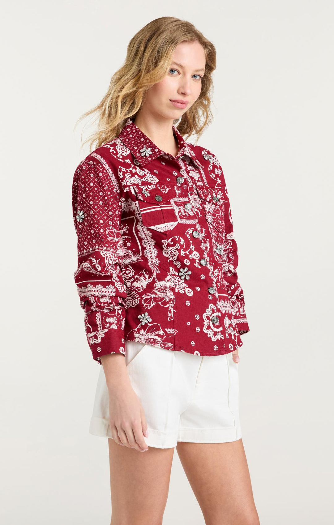 Bandana Military Twill Scrunched Canyon Jacket – Cinq à Sept