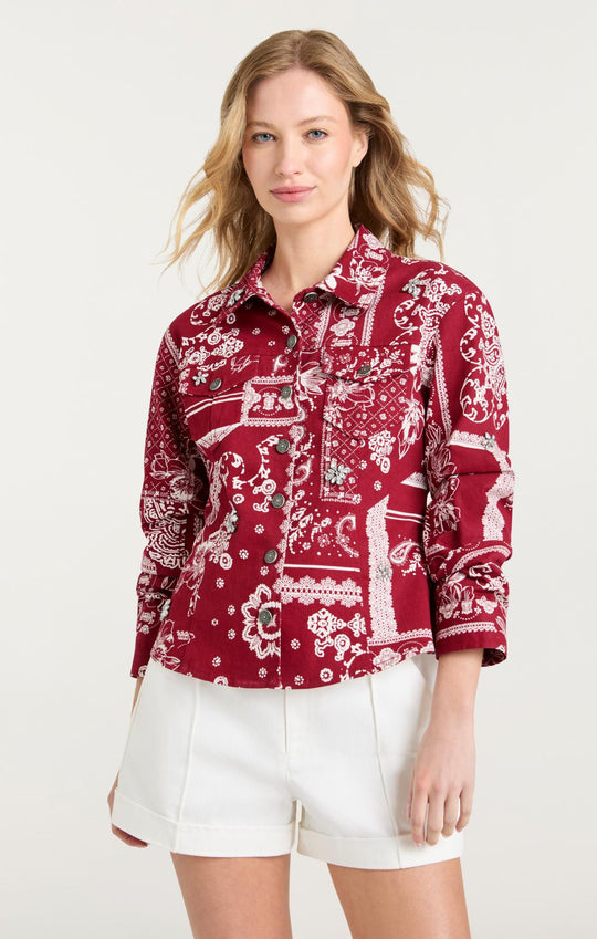 Bandana Military Twill Scrunched Canyon Jacket