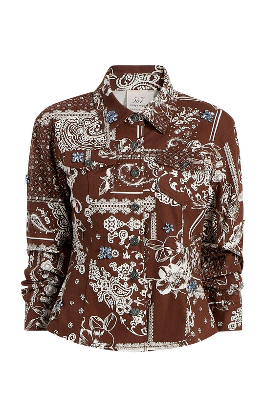 Bandana Military Twill Scrunched Canyon Jacket