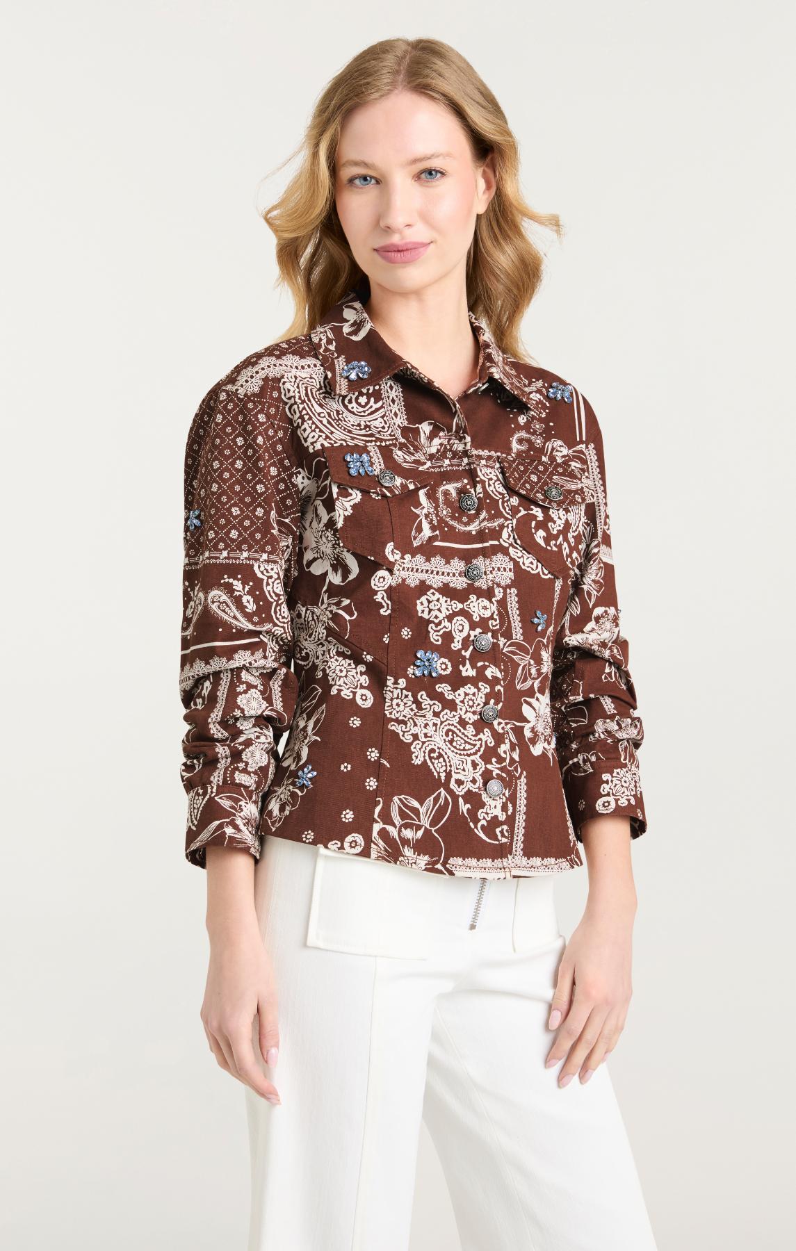Bandana Military Twill Scrunched Canyon Jacket