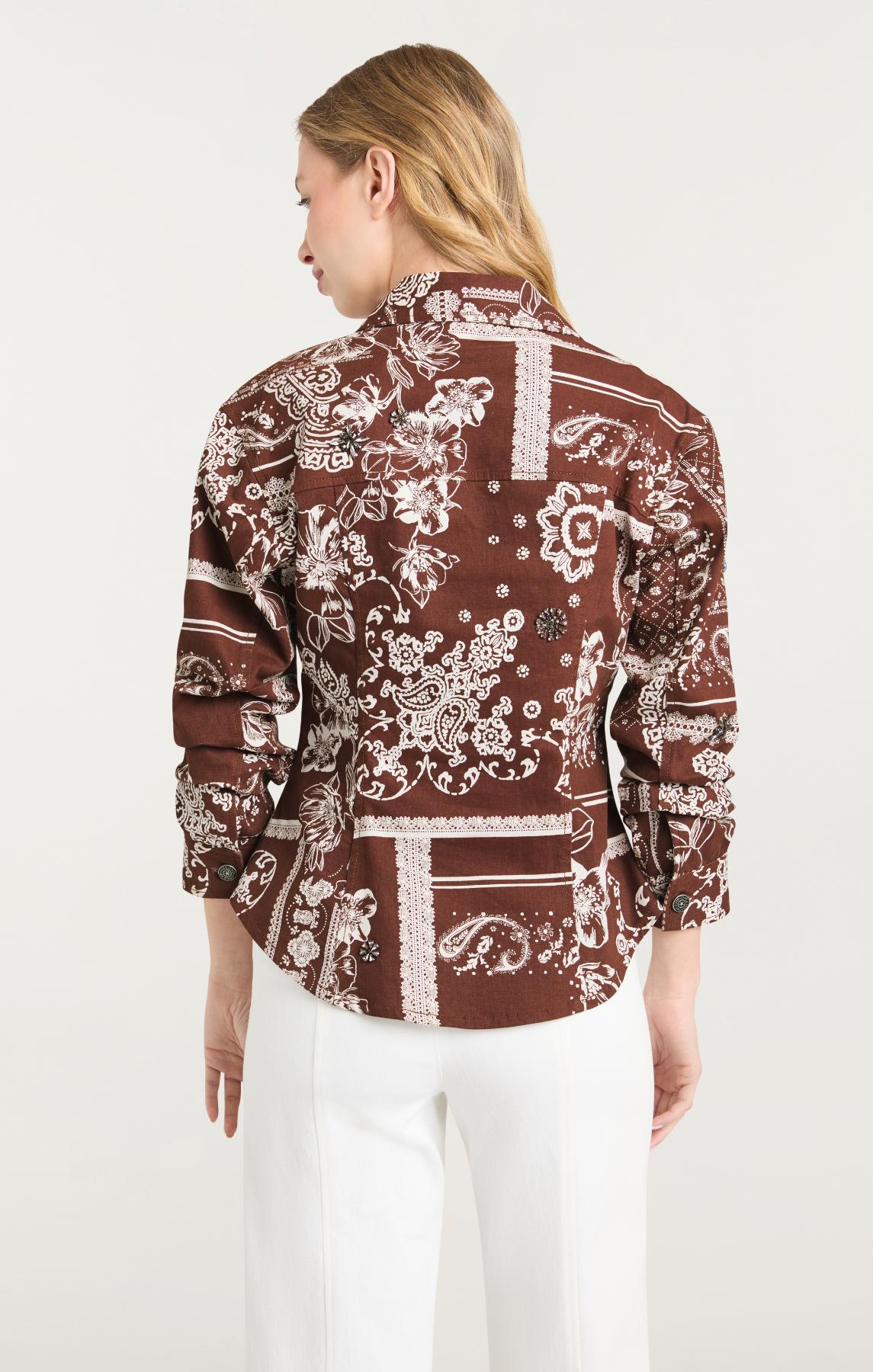 Bandana Military Twill Scrunched Canyon Jacket