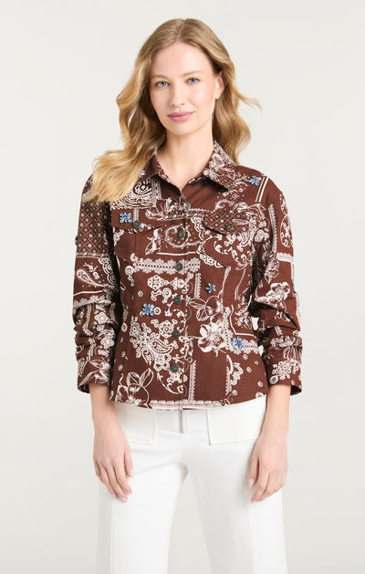 Bandana Military Twill Scrunched Canyon Jacket
