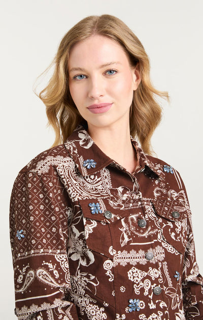 Bandana Military Twill Scrunched Canyon Jacket