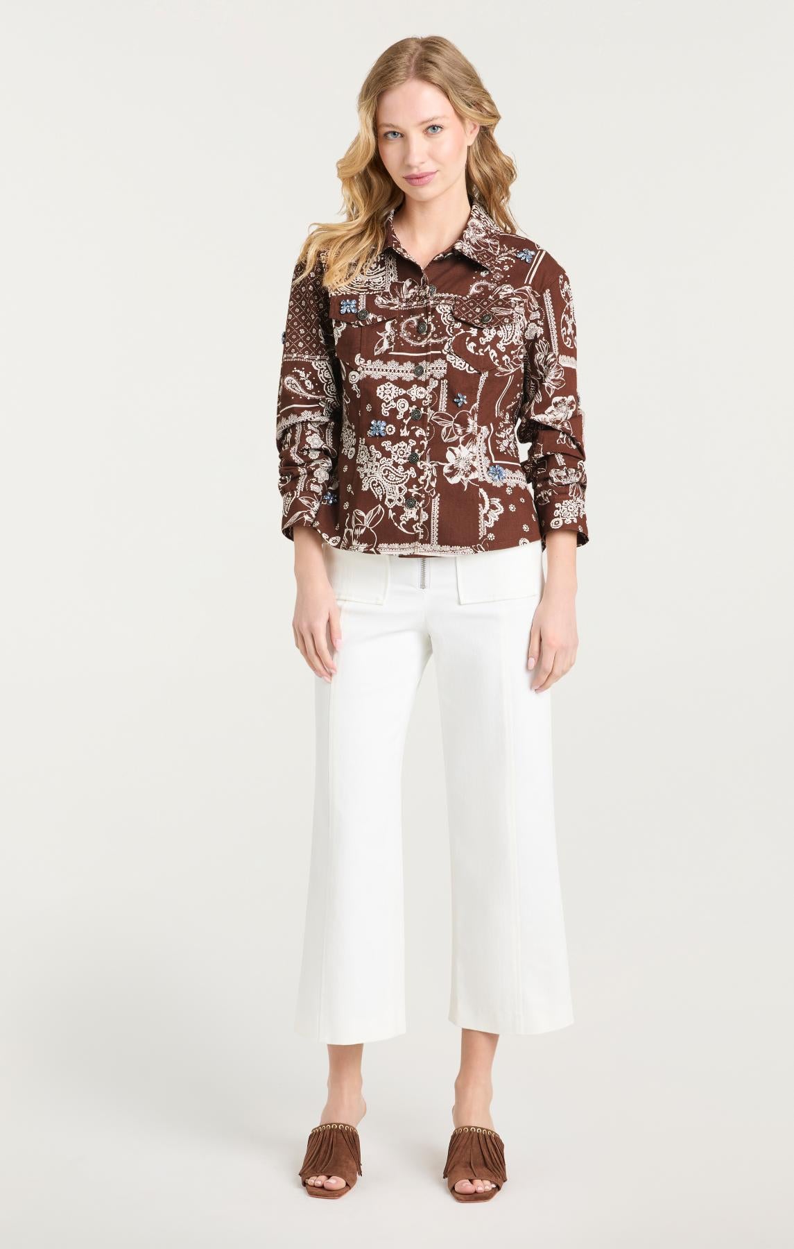 Bandana Military Twill Scrunched Canyon Jacket