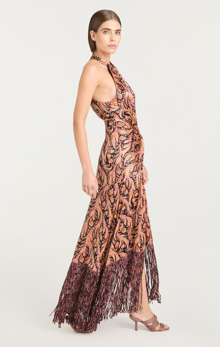 ドレス Original paisley pattern dress Paisley Print A-Line Dress