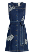 Floral Applique Marsha Jean Dress