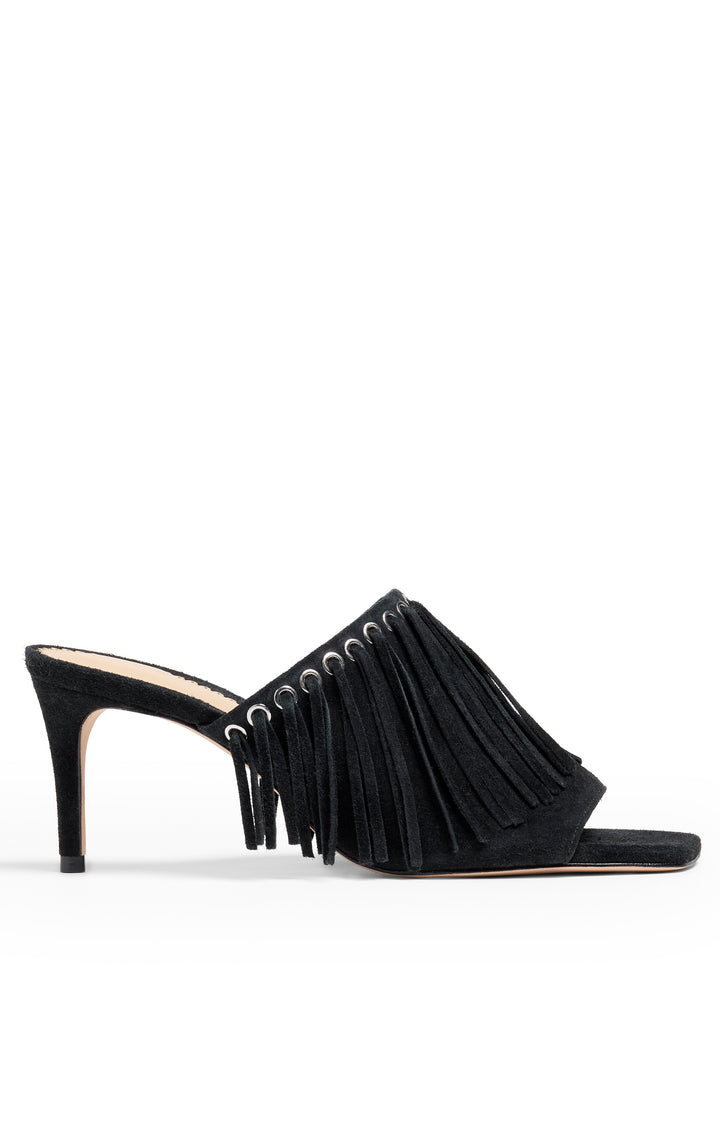 Sabrina Fringe Mule – Cinq à Sept