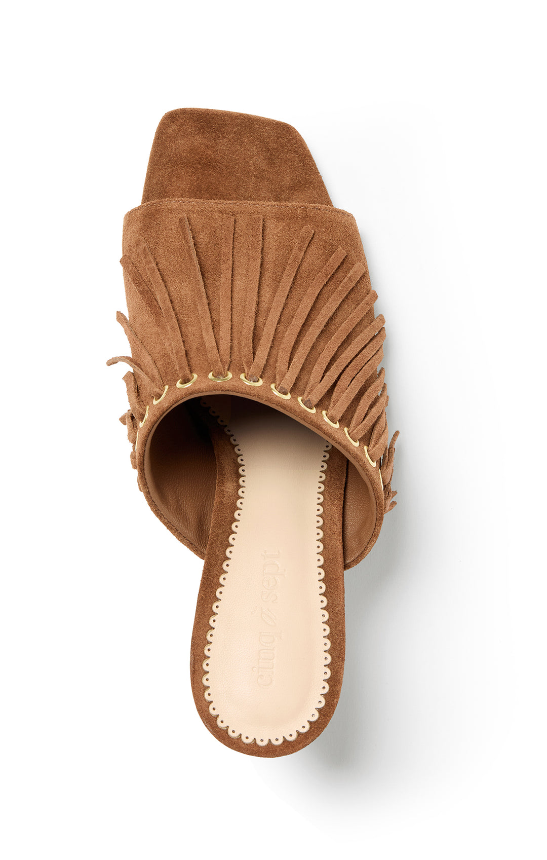 Sabrina Fringe Mule – Cinq à Sept