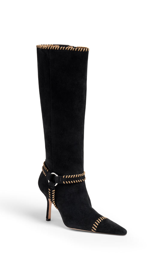 Sandra Whipstitch High Heel Boot