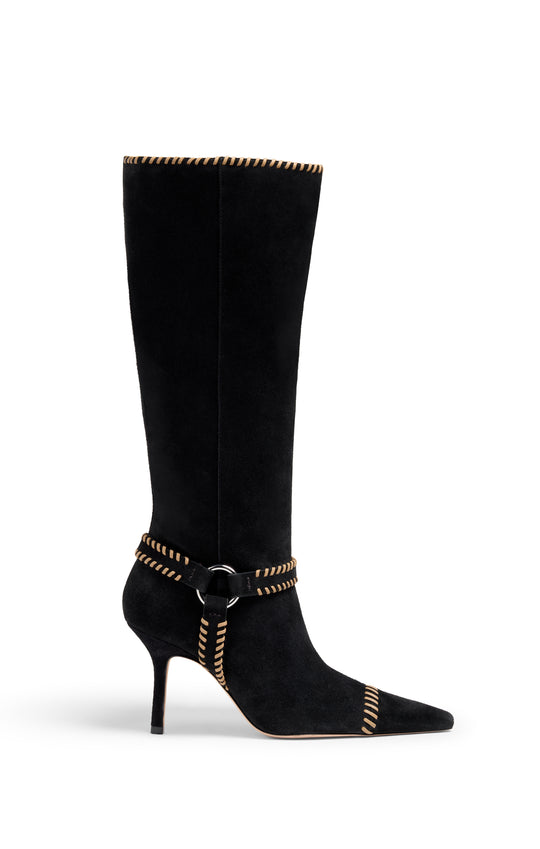 Sandra Whipstitch High Heel Boot