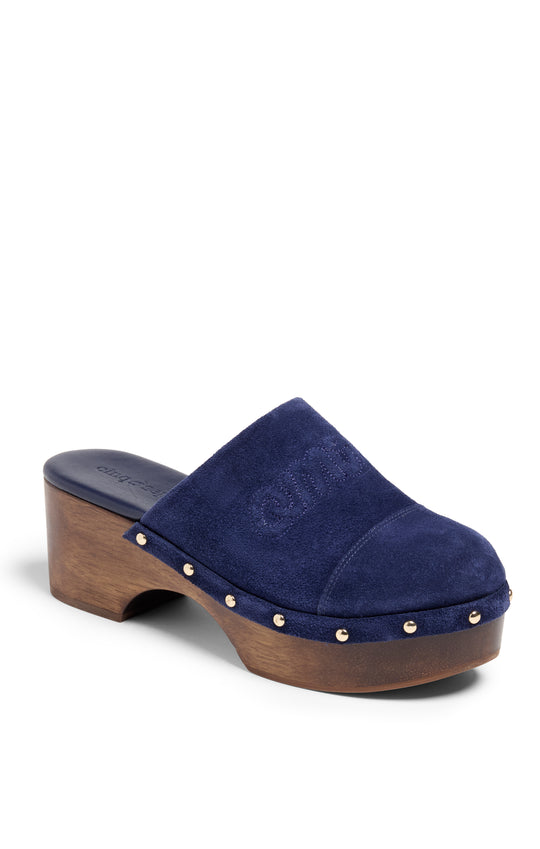 Sydney Studded Suede Clogs
