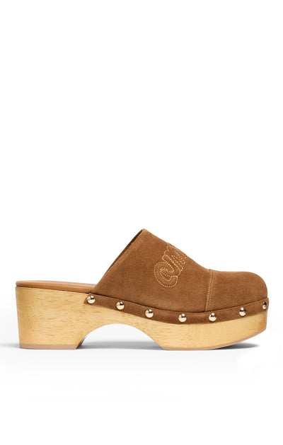 Sydney Studded Suede Clogs
