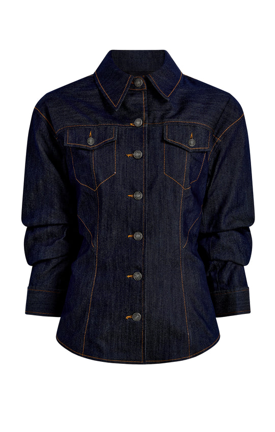 Scrunched Canyon Jean Jacket