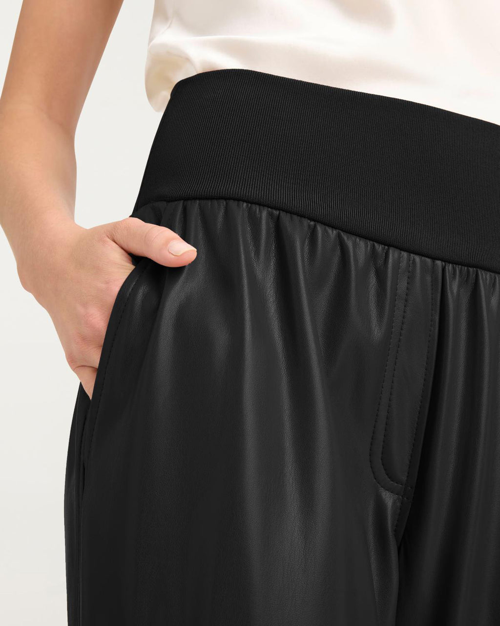 Vegan Leather Giles Pant