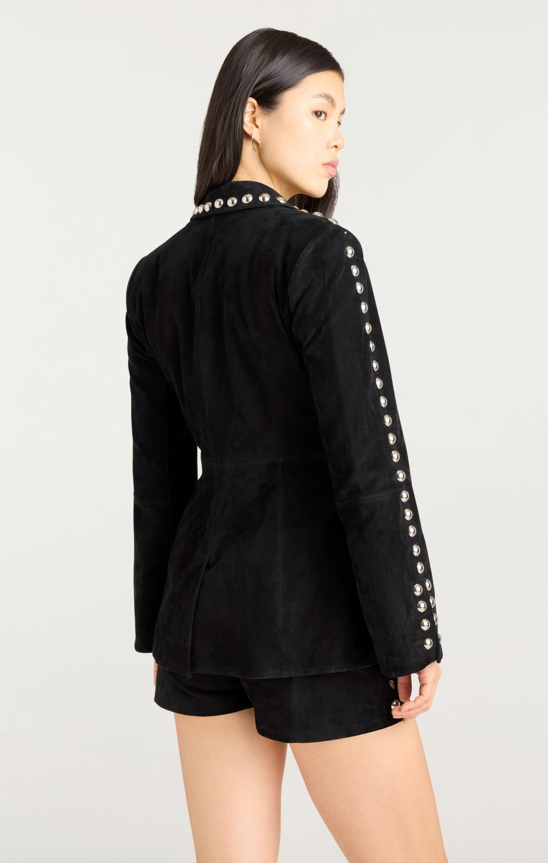 Studded Suede Milly Jacket – Cinq à Sept