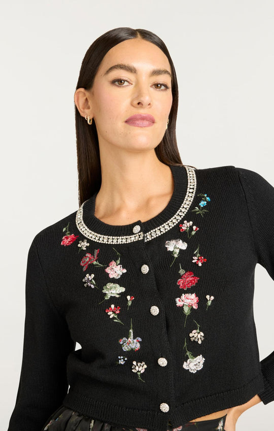 Tumbling Carnation Isolde Cardigan