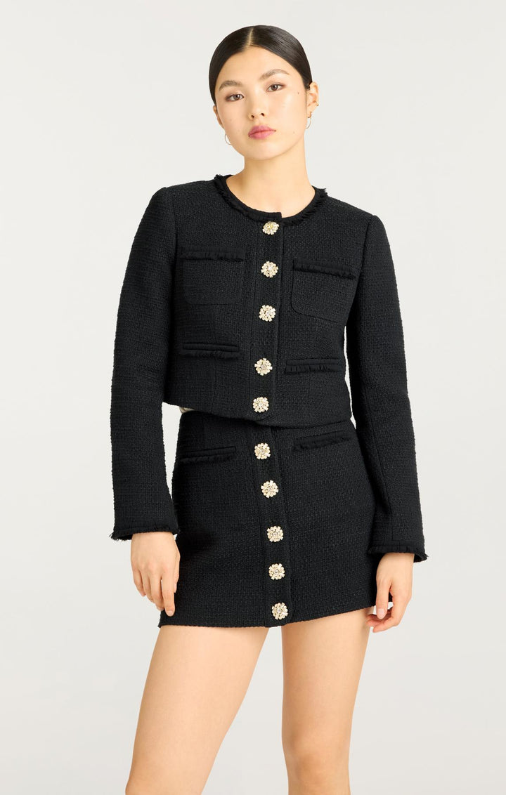 コート BLANCHA Women Jackets 24079600 BLACK Shearling coat in black - Blancha | Mytheresa