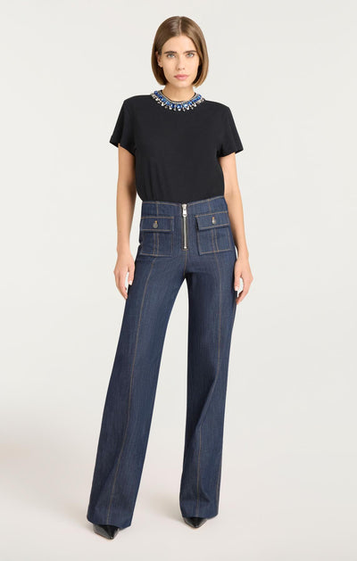 Pearl Rhinestone Necklace Danielle Tee