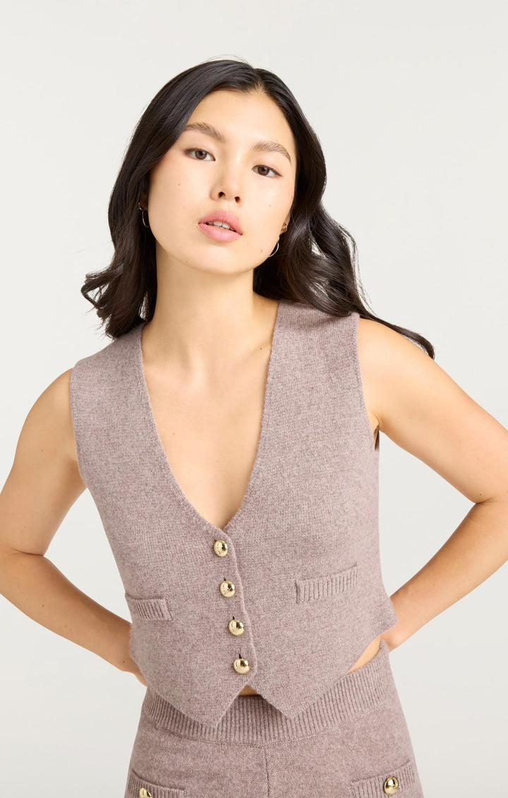 Mykah Cashmere Vest – Cinq à Sept