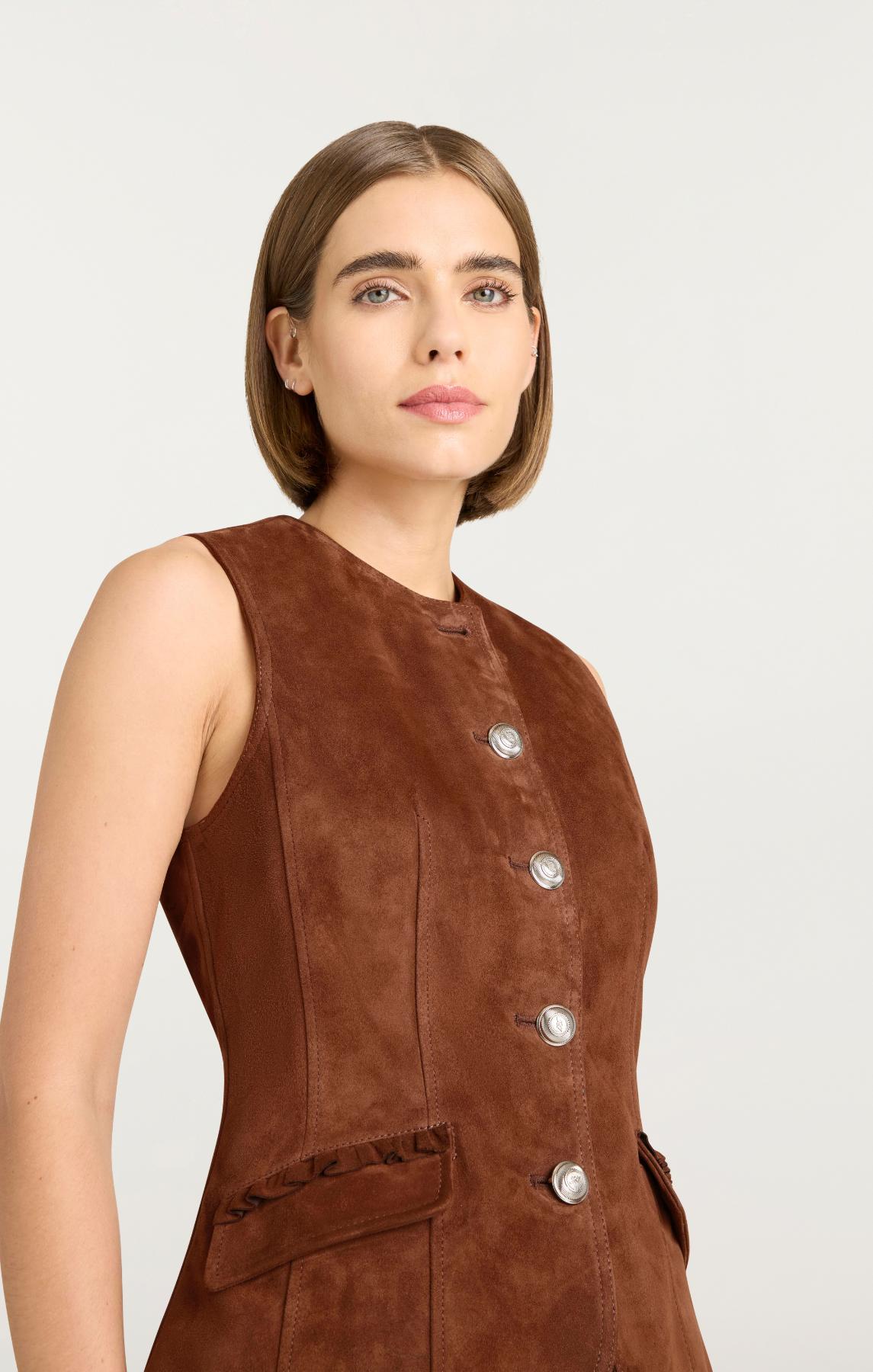Suede Chris Vest