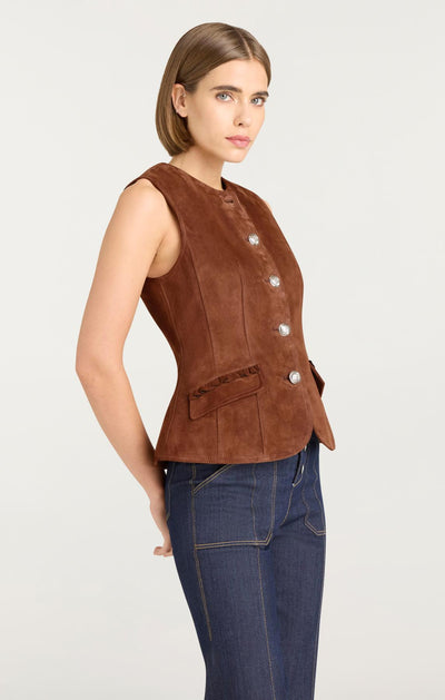 Suede Chris Vest