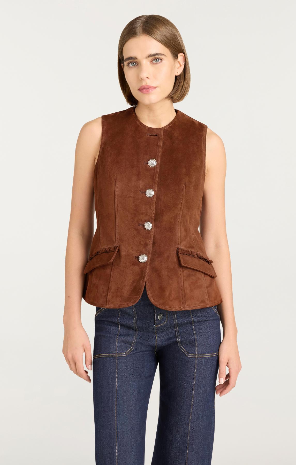 Suede Chris Vest
