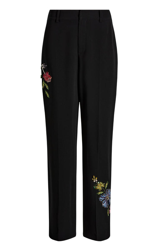 Floral Mixed Media Harlan Pant