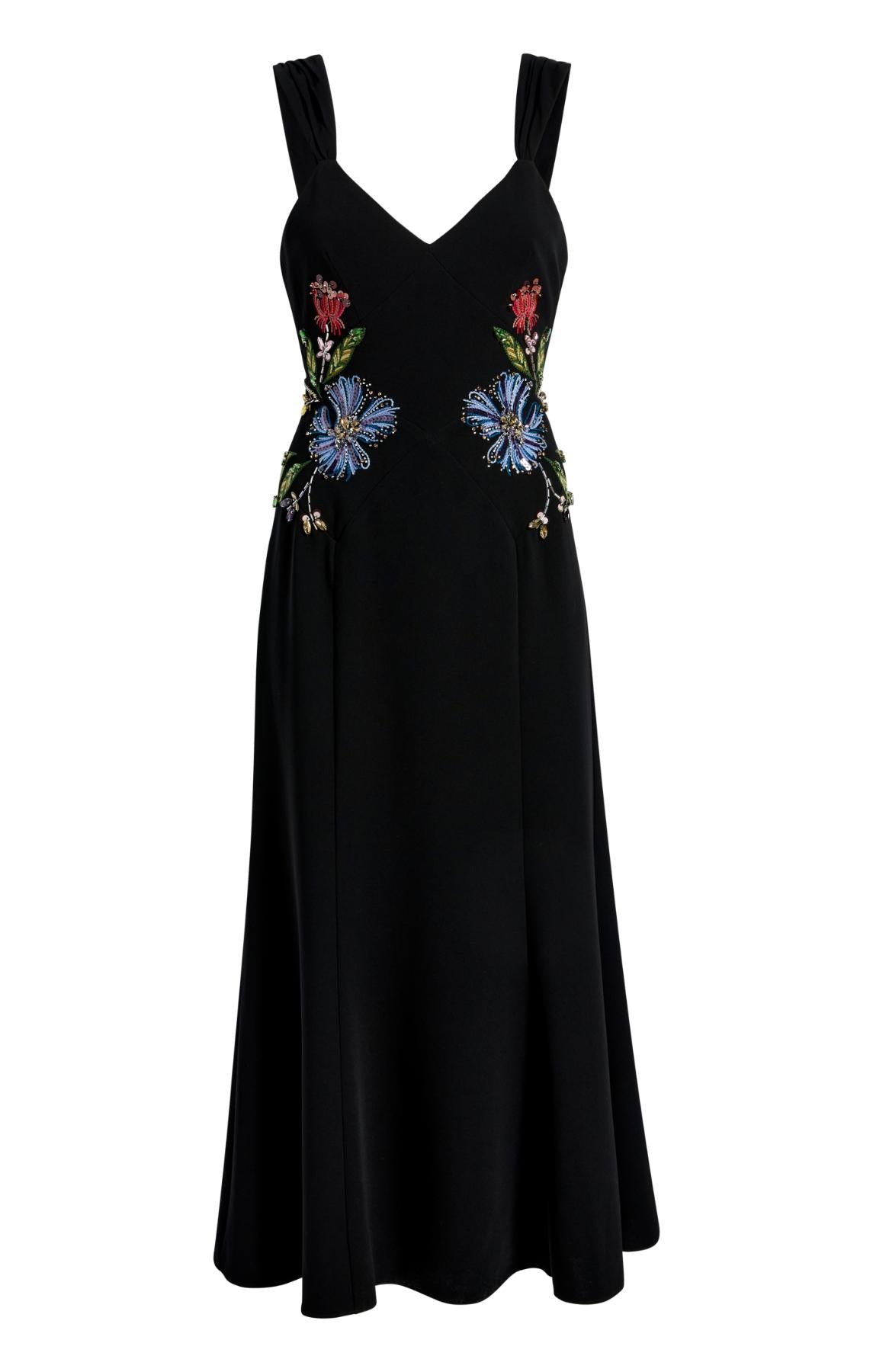 Floral Mixed Media Andre Dress